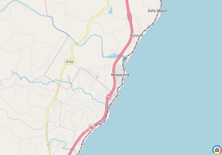 Map location of Mtwalumi
